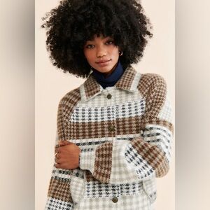 NVLT Eyelash Bomber Coatigan